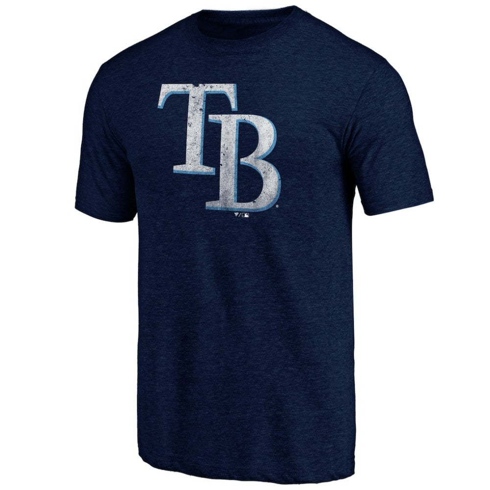 Tampa Bay Rays Father's Day Greatest Dad Tri-Blend T-Shirt Navy