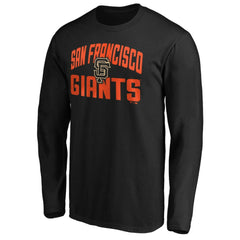 San Francisco Giants Father's Day #1 Dad Long Sleeve T-Shirt Black