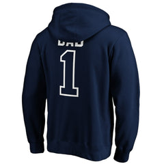Detroit Tigers Father's Day #1 Dad Pullover Hoodie Navy