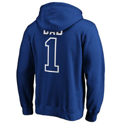 Los Angeles Dodgers Father's Day #1 Dad Pullover Hoodie Royal