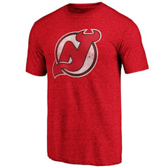 New Jersey Devils Greatest Dad Tri-Blend T-Shirt Red