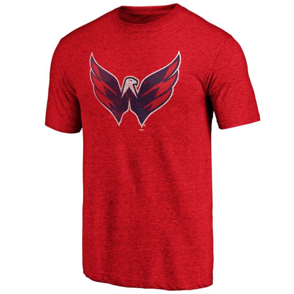Washington Capitals Greatest Dad Tri-Blend T-Shirt Red