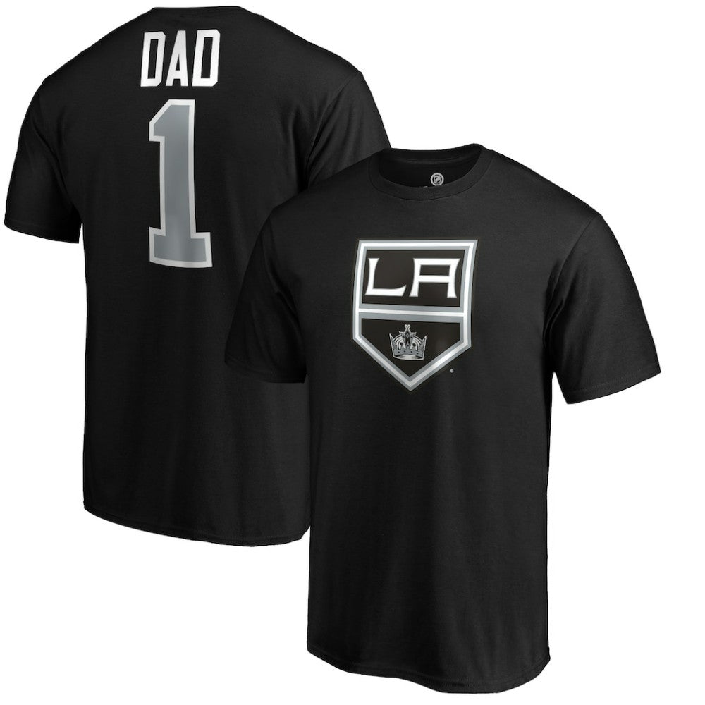 Los Angeles Kings #1 Dad T-Shirt Black