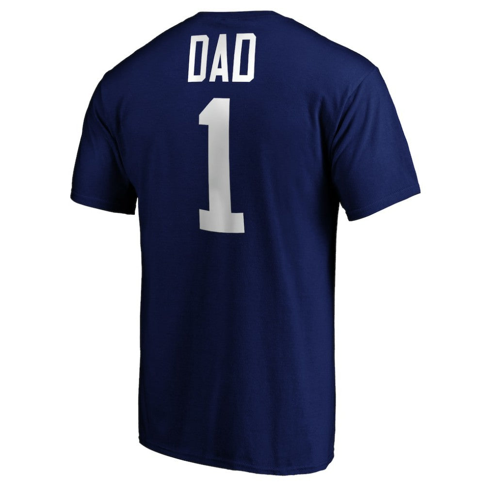 Toronto Maple Leafs #1 Dad T-Shirt Blue