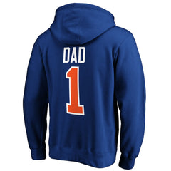 New York Islanders #1 Dad Pullover Hoodie Royal