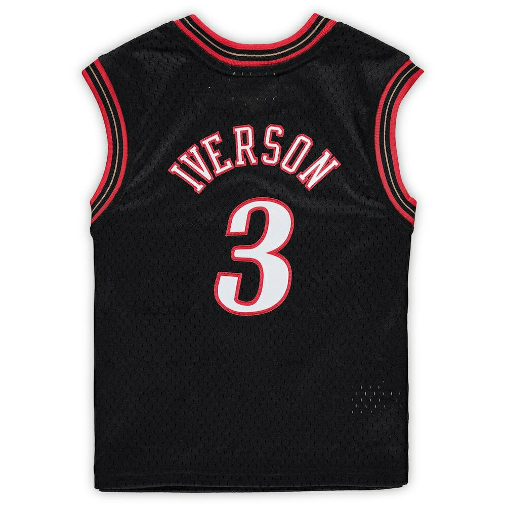 Allen Iverson Philadelphia 76ers Preschool 2000-2001 Hardwood Classics Throwback Team Jersey - Black