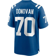 Art Donovan Indianapolis Colts Game Retired Player Jersey - Royal