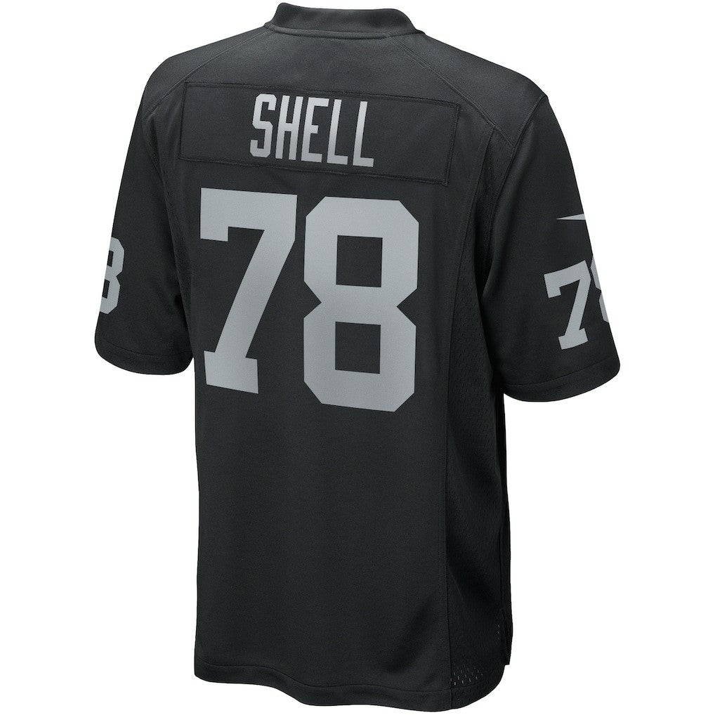 Art Shell Las Vegas Raiders Game Retired Player Jersey - Black