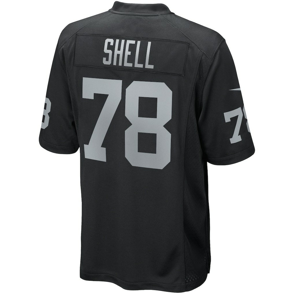 Art Shell Las Vegas Raiders Game Retired Player Jersey - Black