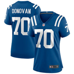 Art Donovan Indianapolis Colts Women's Game Retired Player Jersey - Royal