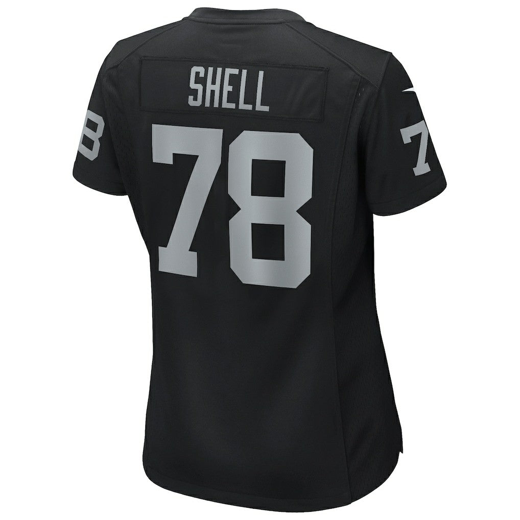 Art Shell Las Vegas Raiders Women's Game Retired Player Jersey - Black