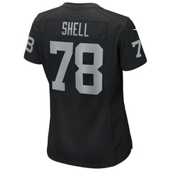 Art Shell Las Vegas Raiders Women's Game Retired Player Jersey - Black