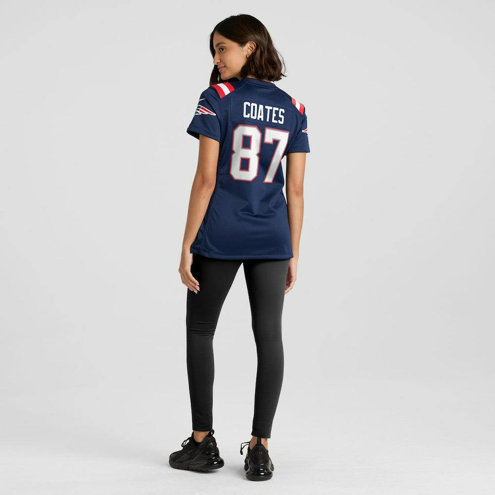 Ben Coates New England Patriots Women's Game Retired Player Jersey - Navy