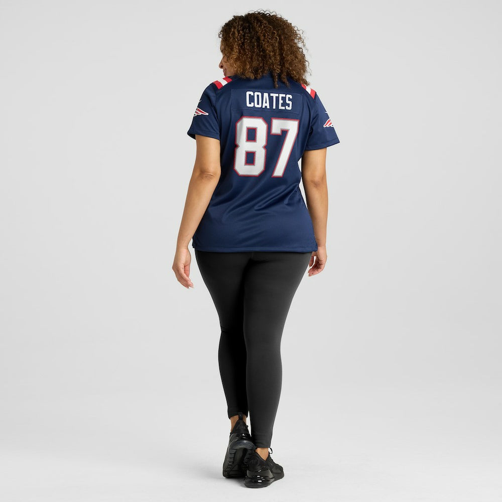 Ben Coates New England Patriots Women's Game Retired Player Jersey - Navy