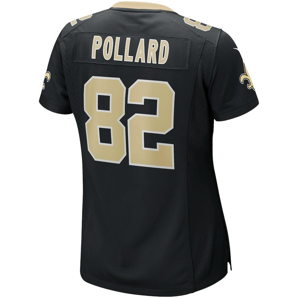 Bob Pollard New Orleans Saints Women's Game Retired Player Jersey - Black