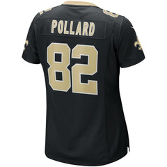 Bob Pollard New Orleans Saints Women's Game Retired Player Jersey - Black