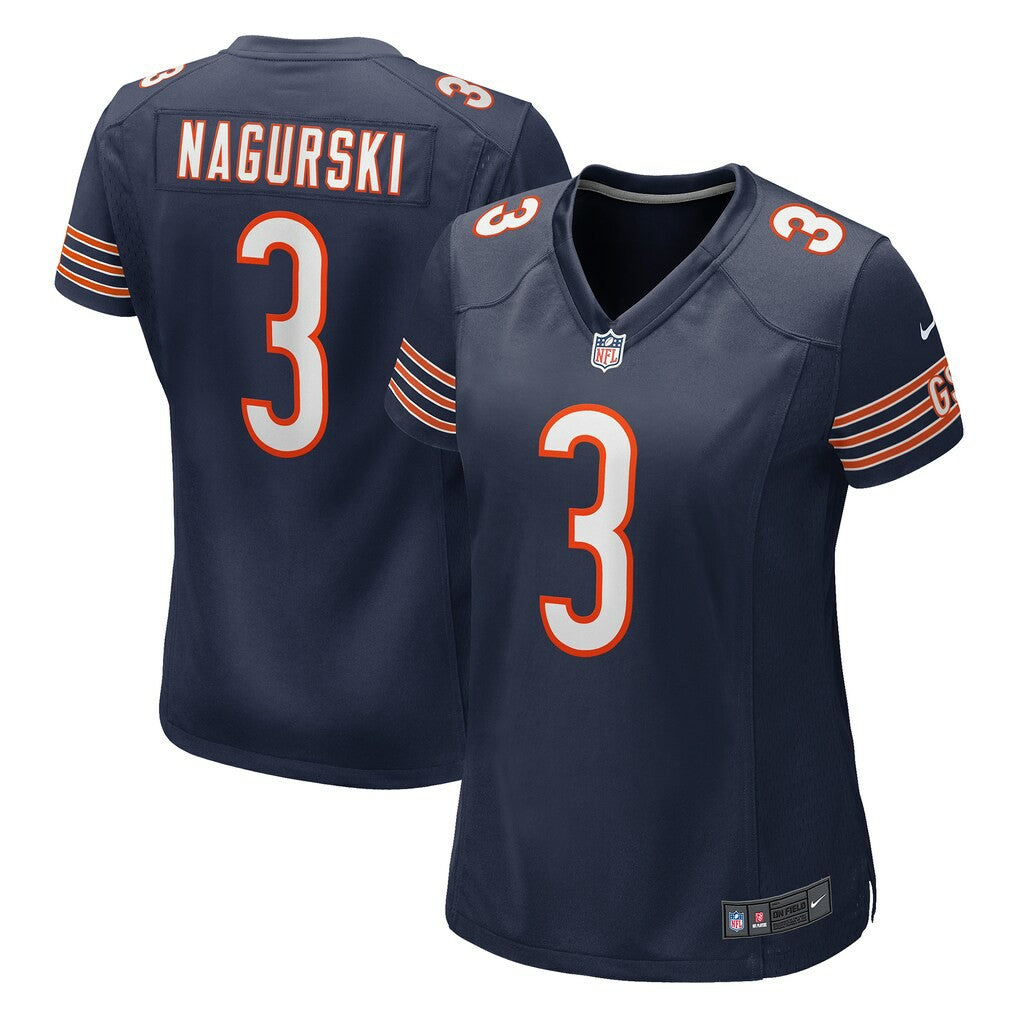 Bronko Nagurski Chicago Bears Women's Game Retired Player Jersey - Navy