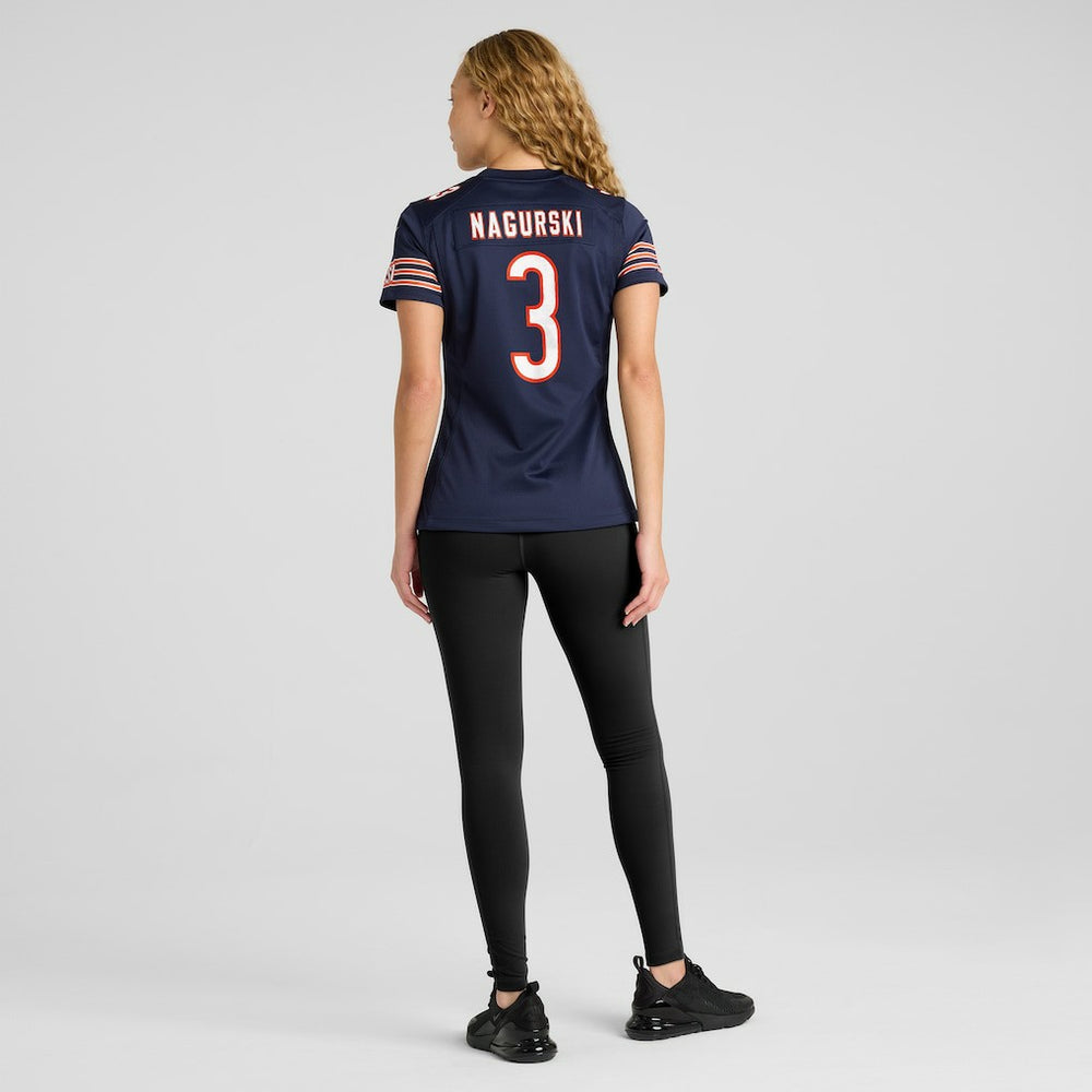 Bronko Nagurski Chicago Bears Women's Game Retired Player Jersey - Navy