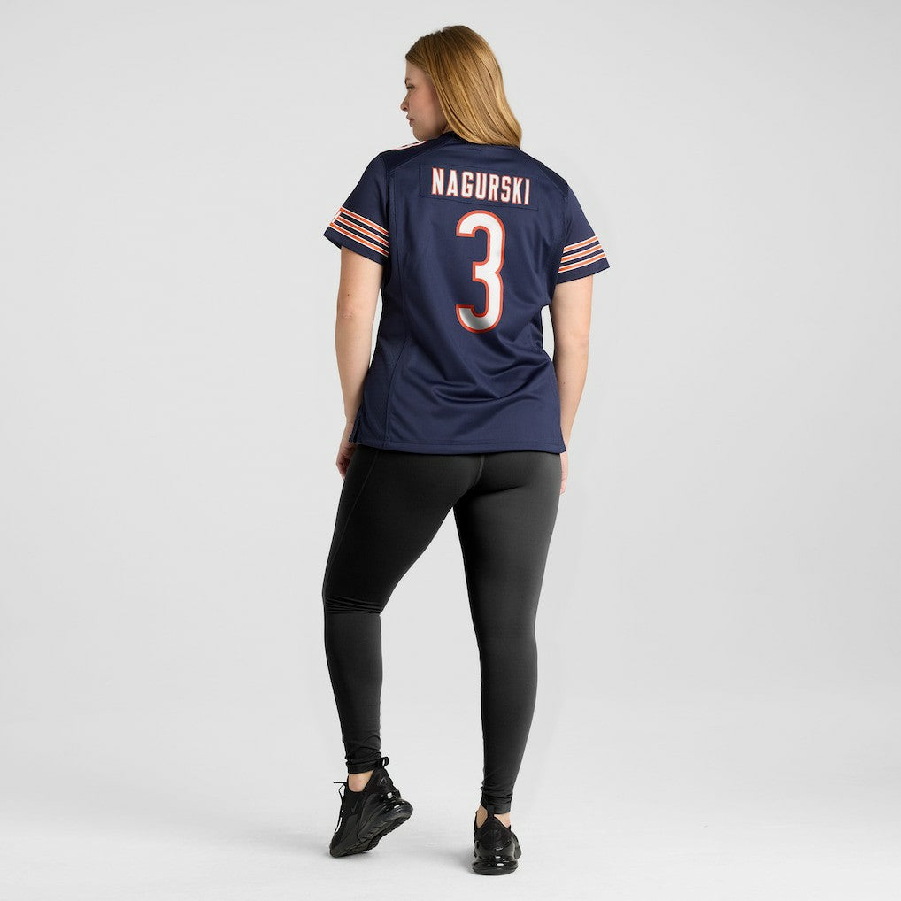 Bronko Nagurski Chicago Bears Women's Game Retired Player Jersey - Navy