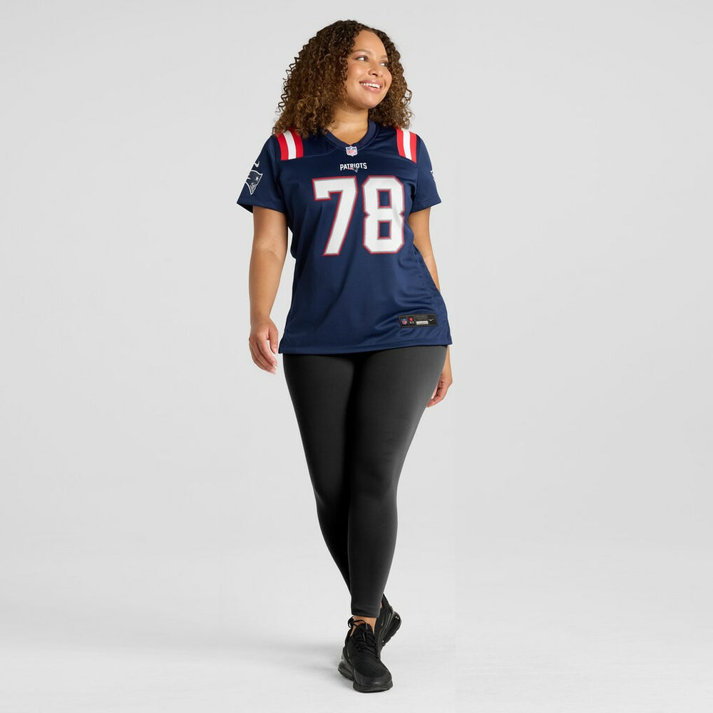 Bruce Armstrong New England Patriots Women's Game Retired Player Jersey - Navy