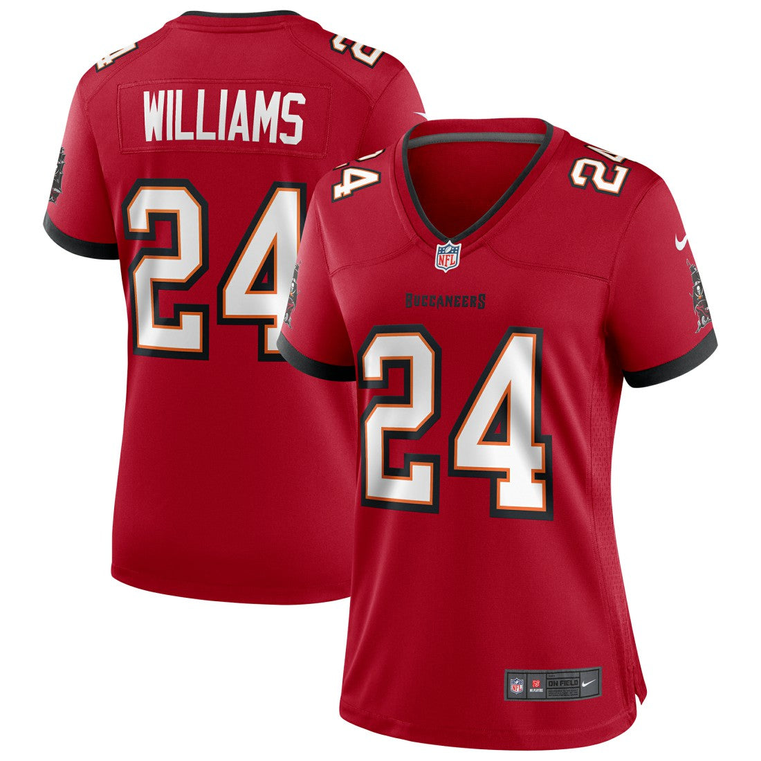 Cadillac Williams Tampa Bay Buccaneers Women's Game Retired Player Jersey - Red
