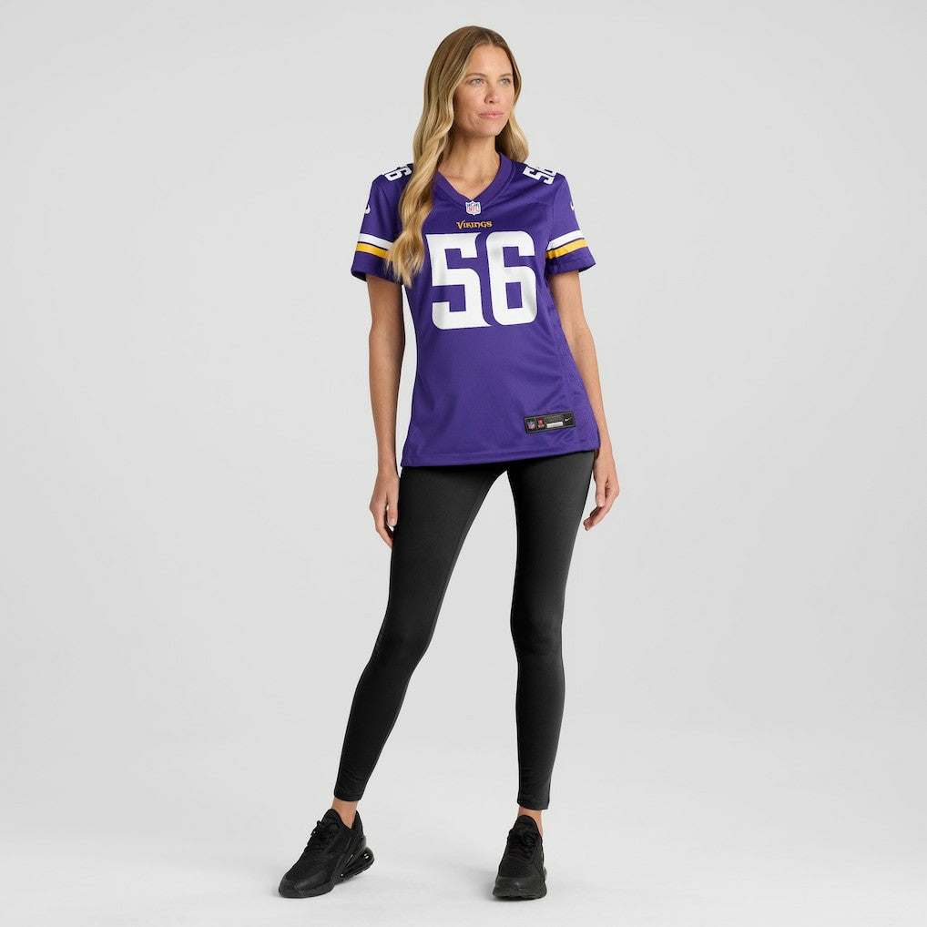Chris Doleman Minnesota Vikings Women's Game Retired Player Jersey - Purple