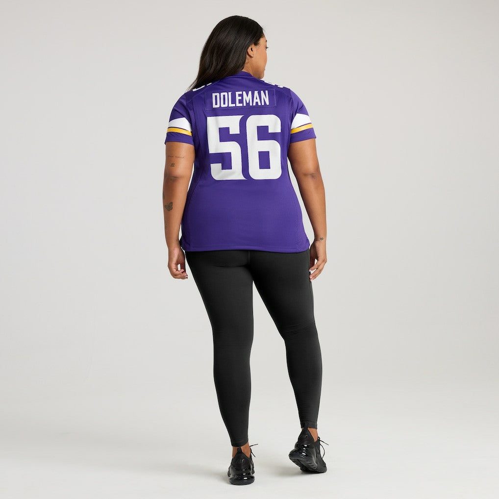 Chris Doleman Minnesota Vikings Women's Game Retired Player Jersey - Purple