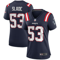 Chris Slade New England Patriots Women's Game Retired Player Jersey - Navy