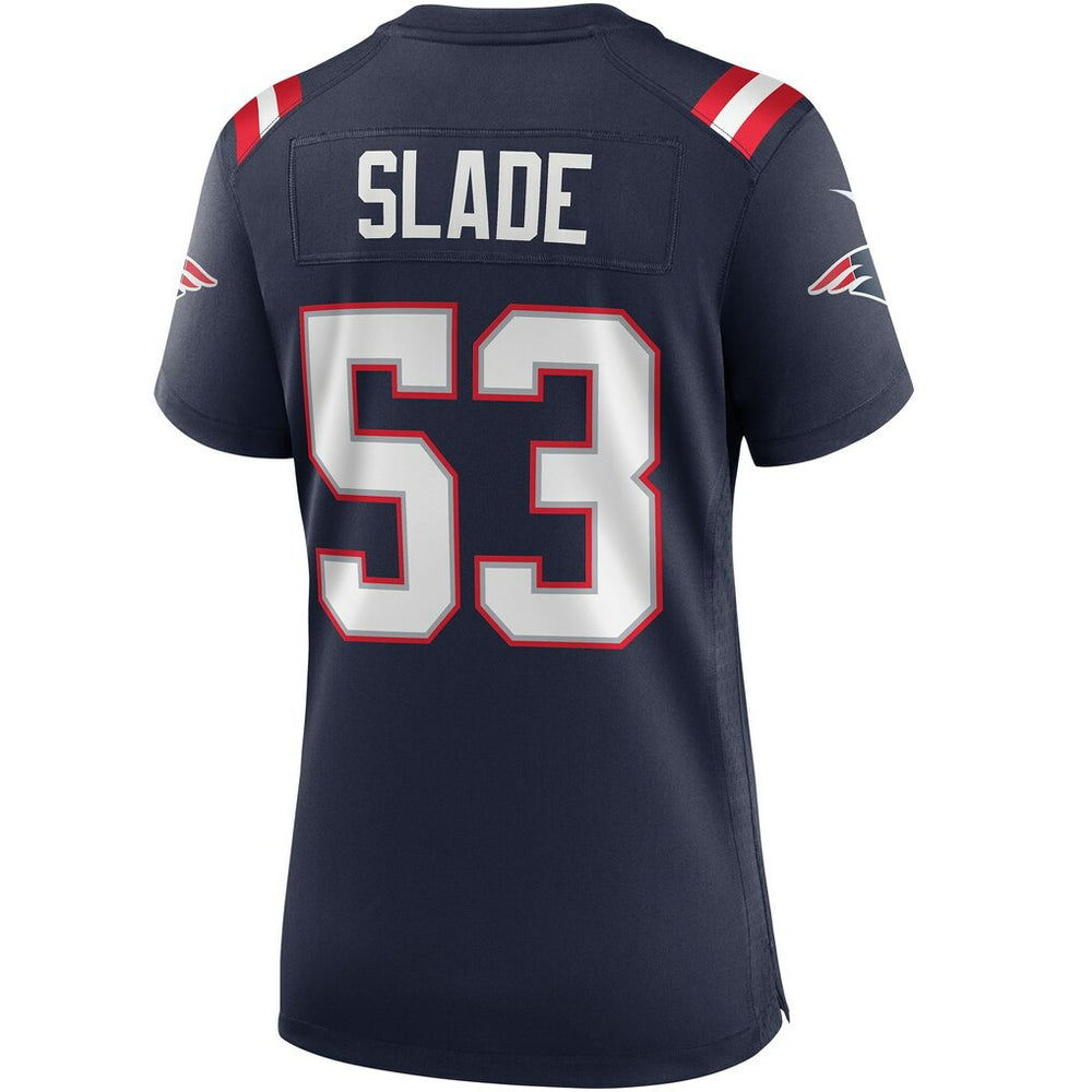 Chris Slade New England Patriots Women's Game Retired Player Jersey - Navy