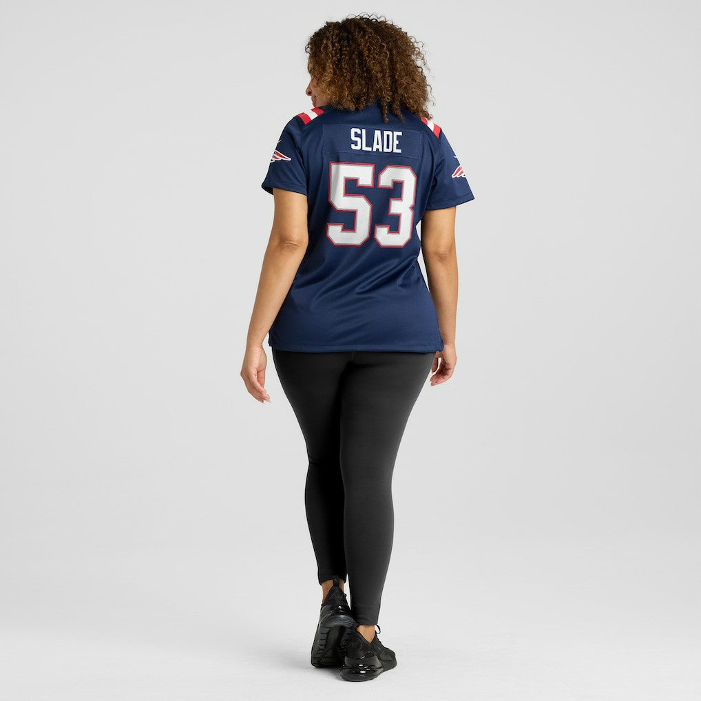 Chris Slade New England Patriots Women's Game Retired Player Jersey - Navy