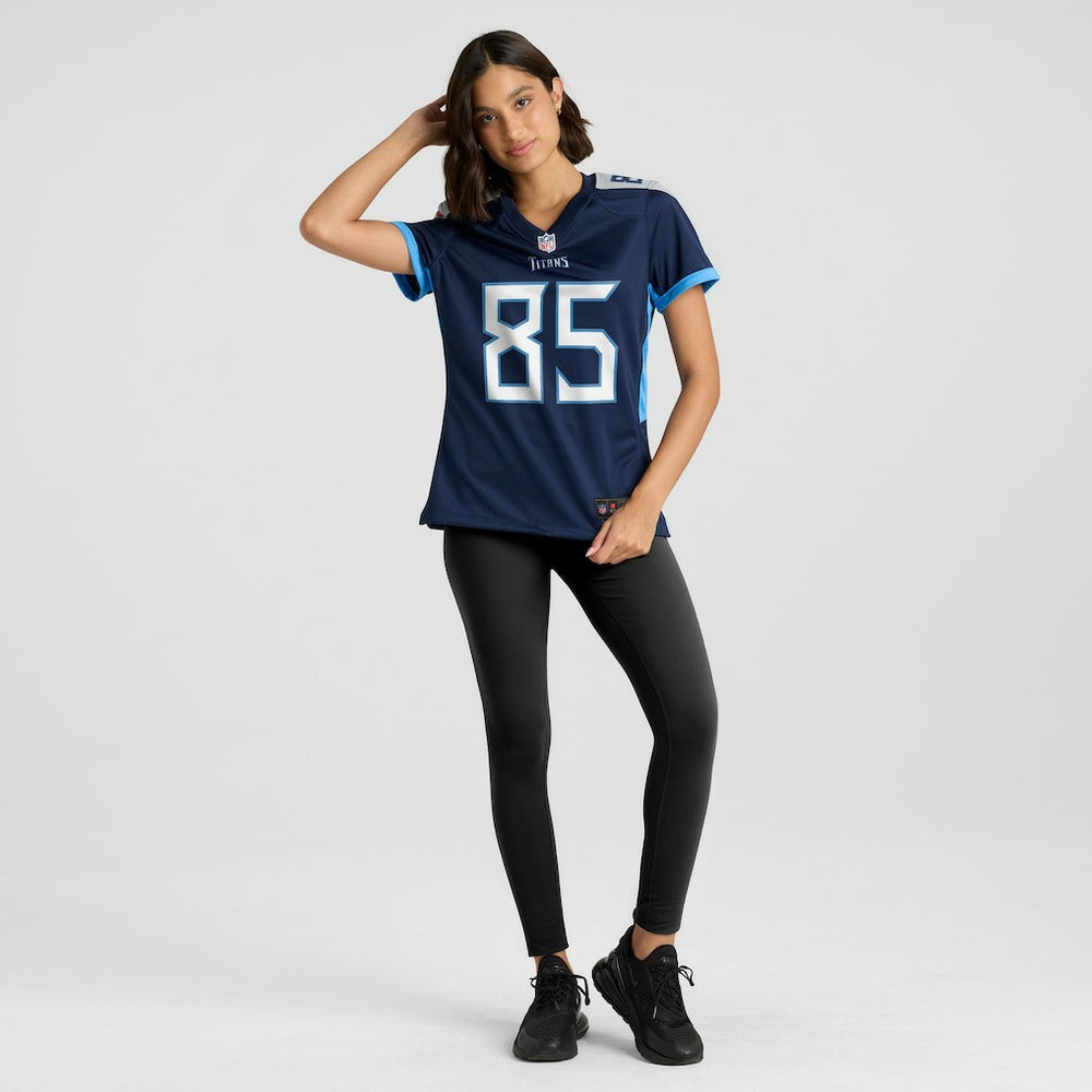 Derrick Mason Tennessee Titans Women's Game Retired Player Jersey - Navy
