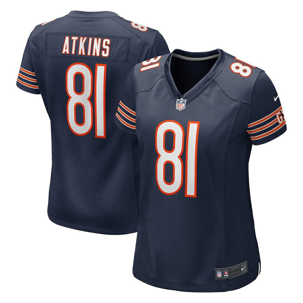 Doug Atkins Chicago Bears Women's Game Retired Player Jersey - Navy