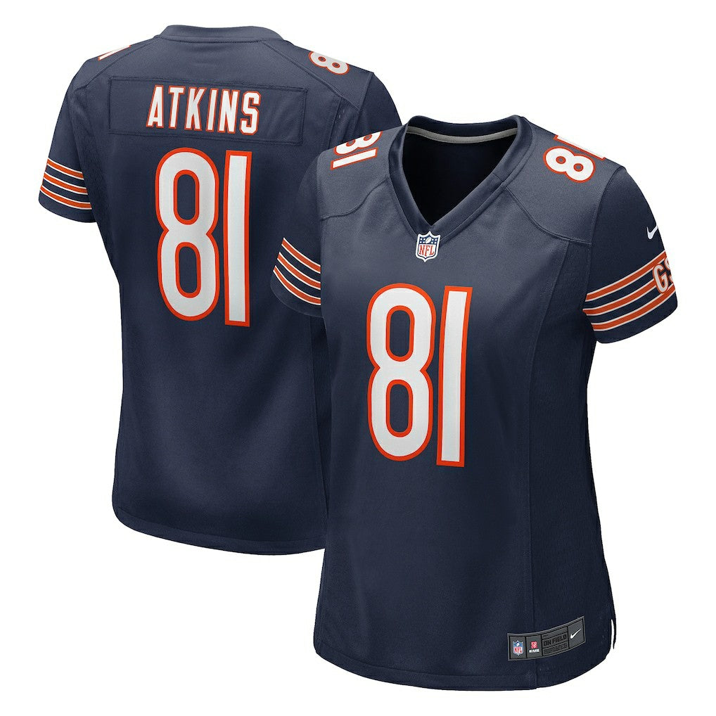 Doug Atkins Chicago Bears Women's Game Retired Player Jersey - Navy