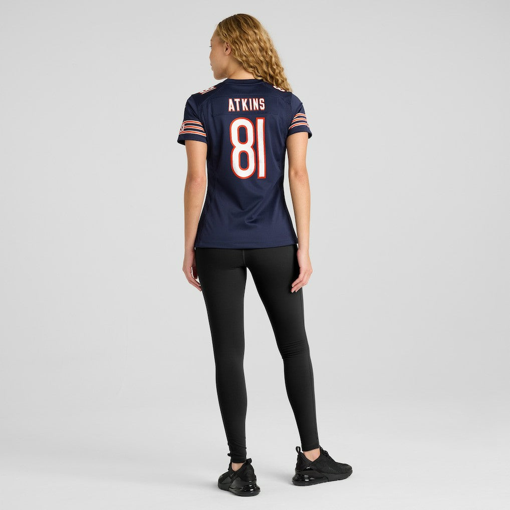 Doug Atkins Chicago Bears Women's Game Retired Player Jersey - Navy