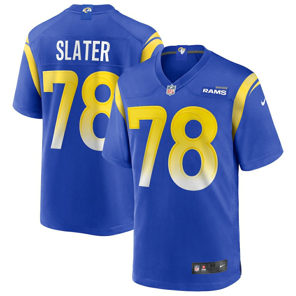 Jackie Slater Los Angeles Rams Game Retired Player Jersey - Royal