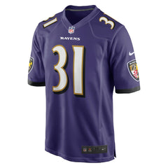 Jamal Lewis Baltimore Ravens Game Retired Player Jersey - Purple