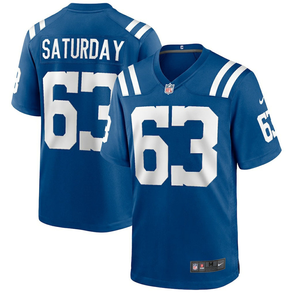 Jeff Saturday Indianapolis Colts Game Retired Player Jersey - Royal
