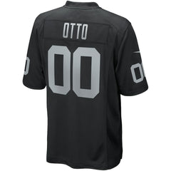 Jim Otto Las Vegas Raiders Game Retired Player Jersey - Black