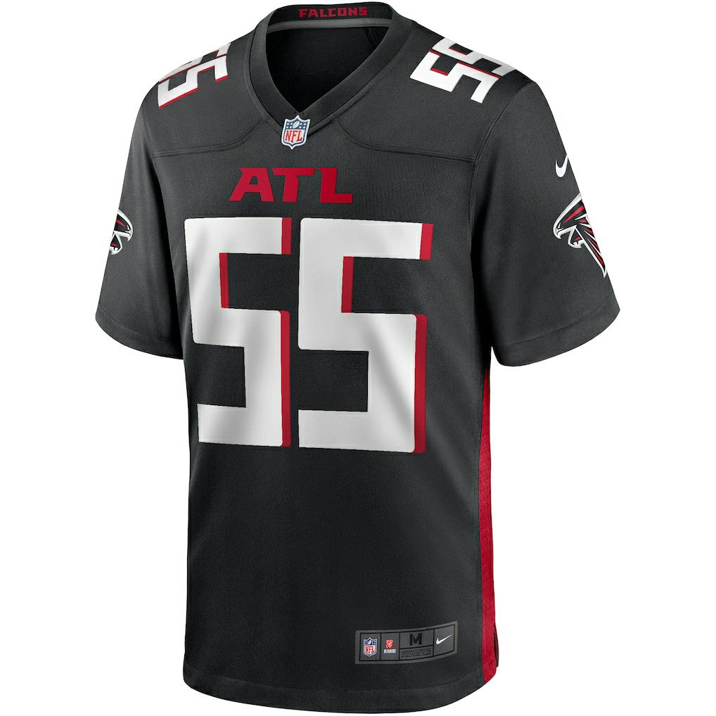 John Abraham Atlanta Falcons Game Retired Player Jersey - Black