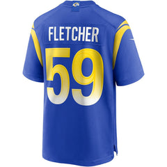 London Fletcher Los Angeles Rams Game Retired Player Jersey - Royal