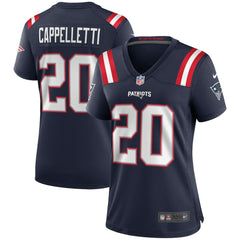 Gino Cappelletti New England Patriots Women's Game Retired Player Jersey - Navy