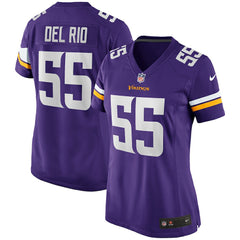Jack Del Rio Minnesota Vikings Women's Game Retired Player Jersey - Purple