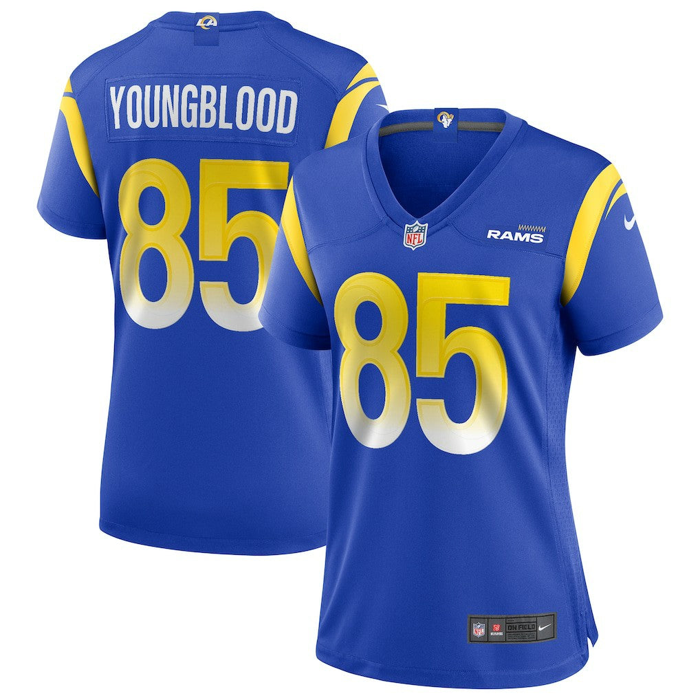 Jack Youngblood Los Angeles Rams Women's Game Retired Player Jersey - Royal