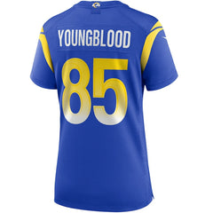 Jack Youngblood Los Angeles Rams Women's Game Retired Player Jersey - Royal