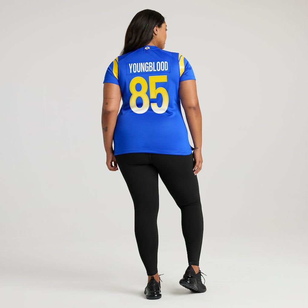 Jack Youngblood Los Angeles Rams Women's Game Retired Player Jersey - Royal