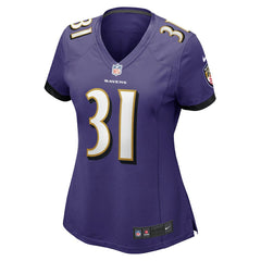Jamal Lewis Baltimore Ravens Women's Game Retired Player Jersey - Purple