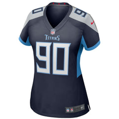 Jevon Kearse Tennessee Titans Women's Game Retired Player Jersey - Navy