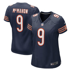 Jim McMahon Chicago Bears Women's Game Retired Player Jersey - Navy