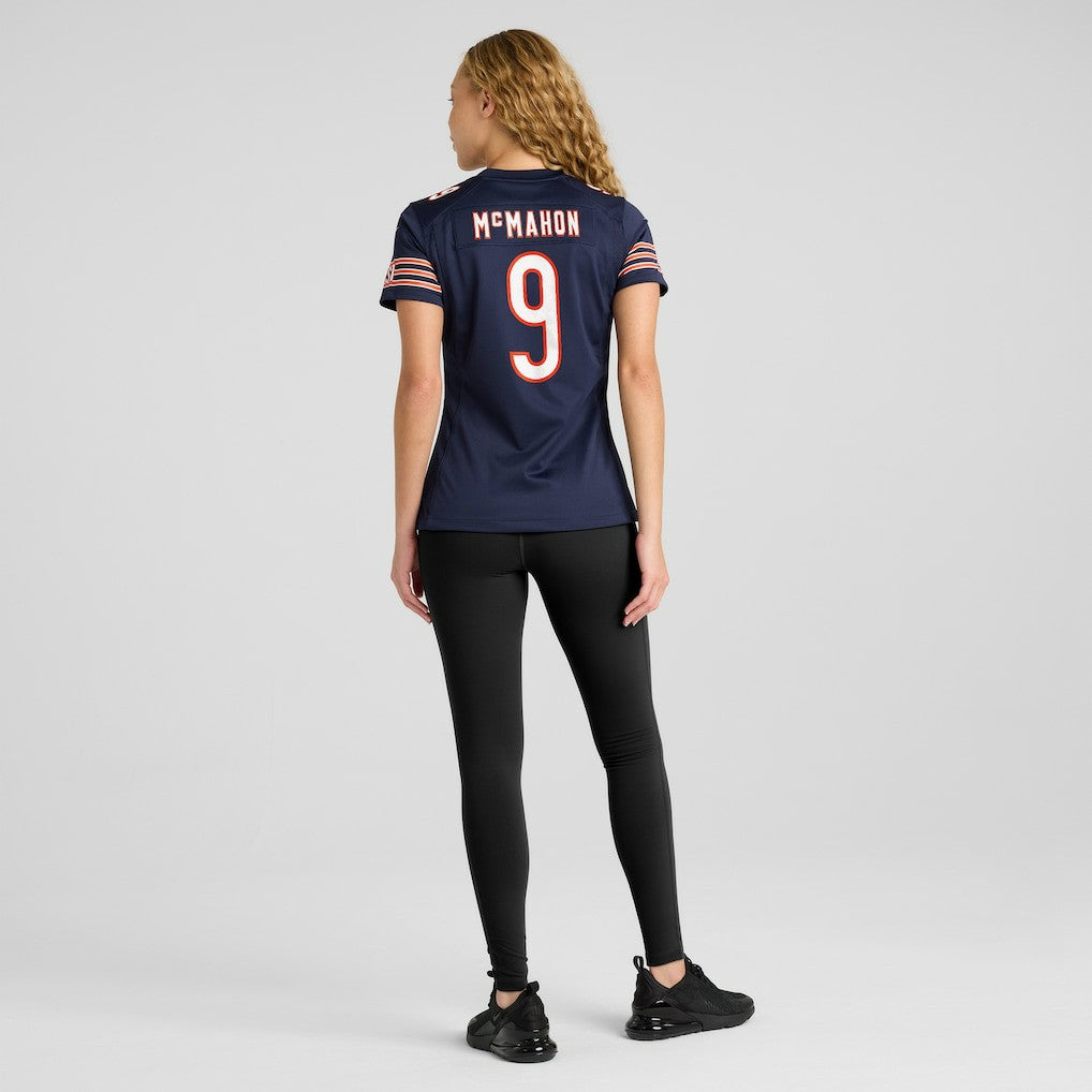 Jim McMahon Chicago Bears Women's Game Retired Player Jersey - Navy