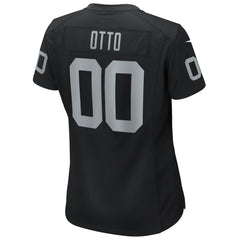 Jim Otto Las Vegas Raiders Women's Game Retired Player Jersey - Black